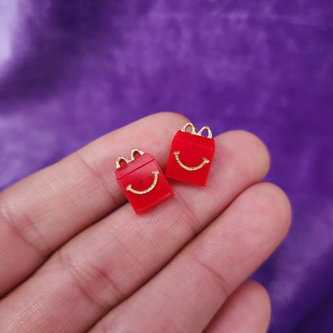 Nostalgic Happy Meal Stud Earrings